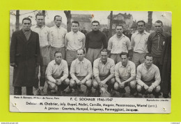 FOOT Très Belle Photo Format Carte Postale Equipe De Football Du FC SOCHAUX 1946 1947 Photo A. Bienvenu - Sochaux