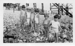 Photographie Vintage Photo Snapshot Plage Beach Maillot Bain Enfant Child - Plaatsen