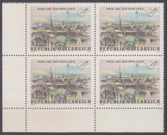 1964 , Internationale Briefmarkenausstellung WIPA 1965 , Wien ( Mi.Nr.: 1167 ) (3) 4-er Block Postfrisch ** - Nuevos