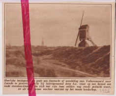 Molen Bij Leende , Windmolen - Orig. Knipsel Coupure Tijdschrift Magazine - 1926 - Unclassified