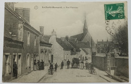 La Ferté-Bernard. - Rue Marceau (animée, Cyclistes, Attelage, Etc... Circulée Et Timbrée 1912 / Edit. Prévost, Bazar) - La Ferte Bernard