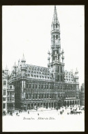 1113 - BELGIQUE - BRUXELLES - Hôtel De Ville  -  DOS NON DIVISE - Andere & Zonder Classificatie