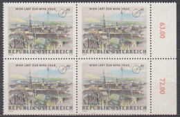 1964 , Internationale Briefmarkenausstellung WIPA 1965 , Wien ( Mi.Nr.: 1167 ) (7) 4-er Block Postfrisch ** - Neufs