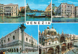 ITALIE - Venezia - Multi-vues De Différents Endroits à Venezia - Bateaux- Animé - Carte Postale Ancienne - Venetië (Venice)