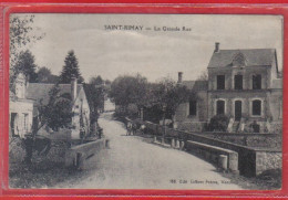 Carte Postale 41. Saint-Rimay  La Grande Rue  Très Beau Plan - Autres & Non Classés