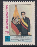 President Jaime Roldós Aguilera - 1979 - MNH - Equateur