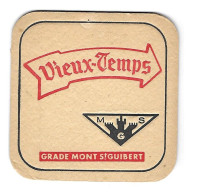 23a Brie. Grade Mont St Guibert  Vieux Temps 95-95 - Bierviltjes