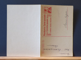 104/658 CP  SUISSE 1915   AVEC REPONSE - Interi Postali