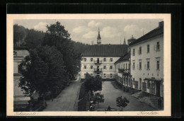 AK Johannisbad, Partie Am Kurplatz  - Tschechische Republik