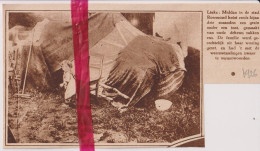 Roermond - Gezin Woont In Tent In 't Midden Stad - Orig. Knipsel Coupure Tijdschrift Magazine - 1926 - Ohne Zuordnung