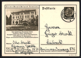 AK Bad Lippspringe /Teutoburger Wald, Kurhaus, Ganzsache Lernt Deutschland Kennen  - Cartes Postales