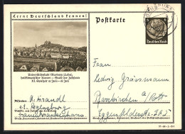 AK Marburg /Lahn, Ortsansicht, Ganzsache Lernt Deutschland Kennen  - Postkarten