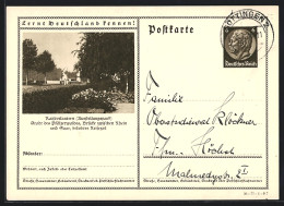 AK Kaiserslautern, Ausstellungspark, Ganzsache Lernt Deutschland Kennen  - Briefkaarten