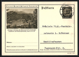 AK Flattnitz In Kärnten, Ortsansicht, Ganzsache Lernt Deutschland Kennen  - Briefkaarten