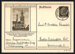AK Raaden /Sudetengau, Rathaus, Ganzsache Lernt Deutschland Kennen  - Cartes Postales