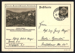 AK Liebstadt /Sachs., Ortsansicht, Ganzsache Lernt Deutschland Kennen  - Postkarten