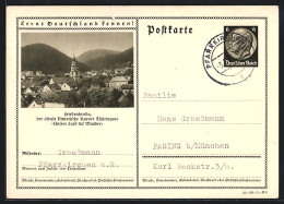 AK Friedrichroda, Ortsansicht, Ganzsache Lernt Deutschland Kennen  - Briefkaarten