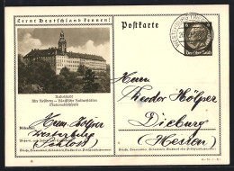 AK Rudolstadt, Alte Residenz, Ganzsache Lernt Deutschland Kennen  - Briefkaarten