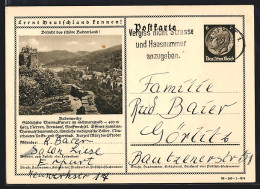 AK Badenweiler /Schwarzwald, Ortsansicht, Ganzsache Lernt Deutschland Kennen  - Briefkaarten
