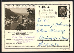 AK Bad Ems, Ortsansicht, Ganzsache Lernt Deutschland Kennen  - Cartes Postales