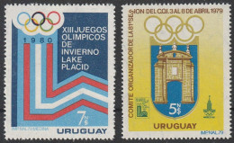 Uruguay: 1979, Mi. Nr. 1522-23,  Jubiläen Und Jahresereignisse,   **/MNH - Uruguay