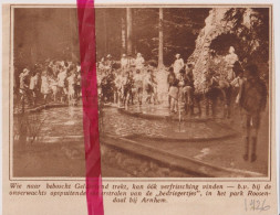 Fontein In Park Roosendaal Bij Arnhem - Orig. Knipsel Coupure Tijdschrift Magazine - 1926 - Ohne Zuordnung