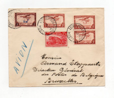 !!! CONGO BELGE, LETTRE PAR AVION DE LEOPOLDVILLE POUR BRUXELLES DE 1946 - Lettres & Documents