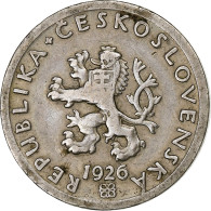 Tchécoslovaquie, 20 Haleru, 1926, Cupro-nickel, TB, KM:1 - Tsjechoslowakije