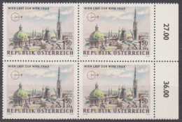 1964 , Internationale Briefmarkenausstellung WIPA 1965 , Wien ( Mi.Nr.: 1168 ) (5) 4-er Block Postfrisch ** - Nuevos