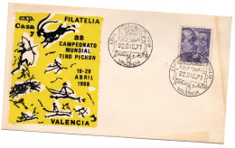 Carta Con Matasellos Conmemorativo  Navidad Y Ahorro De 1971 - Briefe U. Dokumente