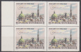1964 , Internationale Briefmarkenausstellung WIPA 1965 , Wien ( Mi.Nr.: 1168 ) (8) 4-er Block Postfrisch ** - Neufs