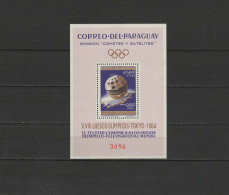 Paraguay 1964 Olympic Games Tokyo, Space S/s MNH - Verano 1964: Tokio