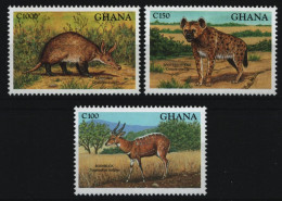 Ghana 1994 - Mi-Nr. 1977-1979 ** - MNH - Wildtiere / Wild Animals - Ghana (1957-...)