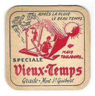 36a Brie. Grade Mont St Guibert Spéciale VieuxTemps Apres La Pluie.... (wolken) - Beer Mats