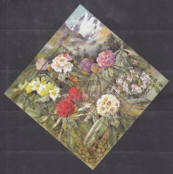 BHUTAN, 2002,   Rhododendrons, Flowers,  MS,  MNH, (**) - Bhután