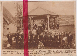 Wijdenes - 25 Jaar Fanfare Ons Genoegen - Orig. Knipsel Coupure Tijdschrift Magazine - 1925 - Unclassified