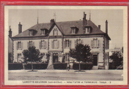 Carte Postale 41. Lamotte-Beuvron  Hôtel Tatin Et Terminus  Très Beau Plan - Lamotte Beuvron