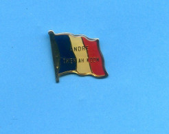 Rare Pins Drapeau France Andre Thien Ah Koon E188 - Administraties