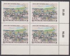 1964 , Internationale Briefmarkenausstellung WIPA 1965 , Wien ( Mi.Nr.: 1169 ) (4) 4-er Block Postfrisch ** - Neufs