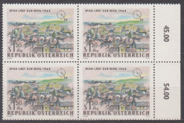 1964 , Internationale Briefmarkenausstellung WIPA 1965 , Wien ( Mi.Nr.: 1169 ) (6) 4-er Block Postfrisch ** - Unused Stamps