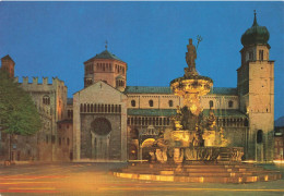 ITALIE - Trento - Vue Sur La Place De La Cathédrale - Nocturne - Carte Postale Ancienne - Trento