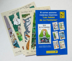 1995...LOT DE 6 CARTES POSTALES TIMBREES ...... JEAN DE LA FONTAINE - Autres & Non Classés