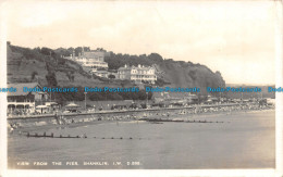 R114197 View From The Pier. Shanklin. I. W. Dean. The Bay. RP. 1958 - World