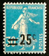 1926 FRANCE N 217 - TYPE SEMEUSE CAMEE SURCHARGE - NEUF** - 1906-38 Semeuse Con Cameo