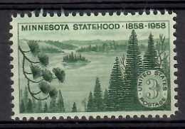 United States Of America 1958 Mi 726 MNH  (ZS1 USA726) - Bäume