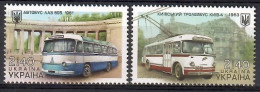 Ukraine 2015 Mi 1513-1514 MNH  (ZE4 UKR1513-1514) - Tramways