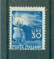 ITALIE - N°501 Oblitéré - Série Courante. Democratica. - 1946-60: Gebraucht