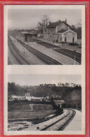 Carte Postale 41. Montoire La Gare Et Le Tunnel De Saint-Rimay   Très Beau Plan - Montoire-sur-le-Loir