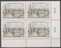 1964 , Internationale Briefmarkenausstellung WIPA 1965 , Wien ( Mi.Nr.: 1170 ) (4) 4-er Block Postfrisch ** - Unused Stamps