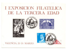 Tarjeta  Con Matasellos Commemorativo  1980  Valencia - Cartas & Documentos